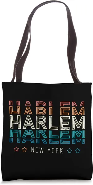 Vintage Seventies Style Harlem, New York Destination Tote Bag