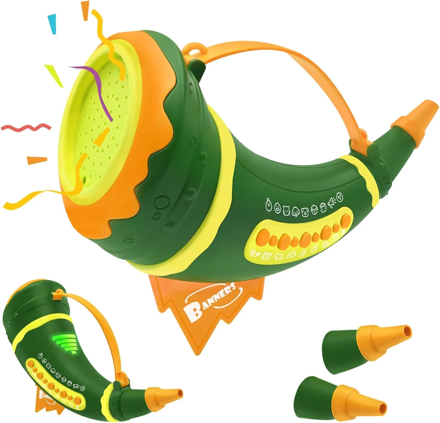 Voice Changer for Kids: Kids Outdoor Toys Gifts with 30 Fun Sound & 5-Level Lights, Outdoor Toys for Toddlers 3-5 - Kid Ages 4-8, 3 Year Old Boy Gift