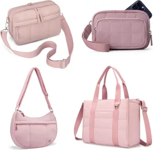 VONAL Mother's Day Gift Set Wristlet & Croossbody & Tote & Crescent Shoulder Bags