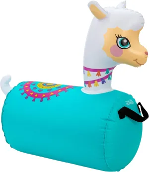WADDLE Hip Hopper Inflatable Hopping Animal Bouncer Llama, Ages 2 and Up, Supports Up to 85 Pounds