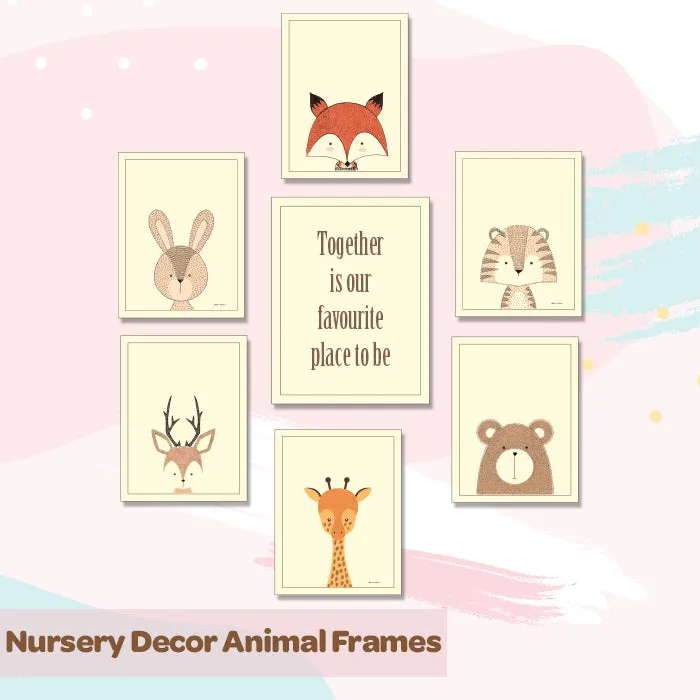 Wall Frames | Nursery Decor Animal