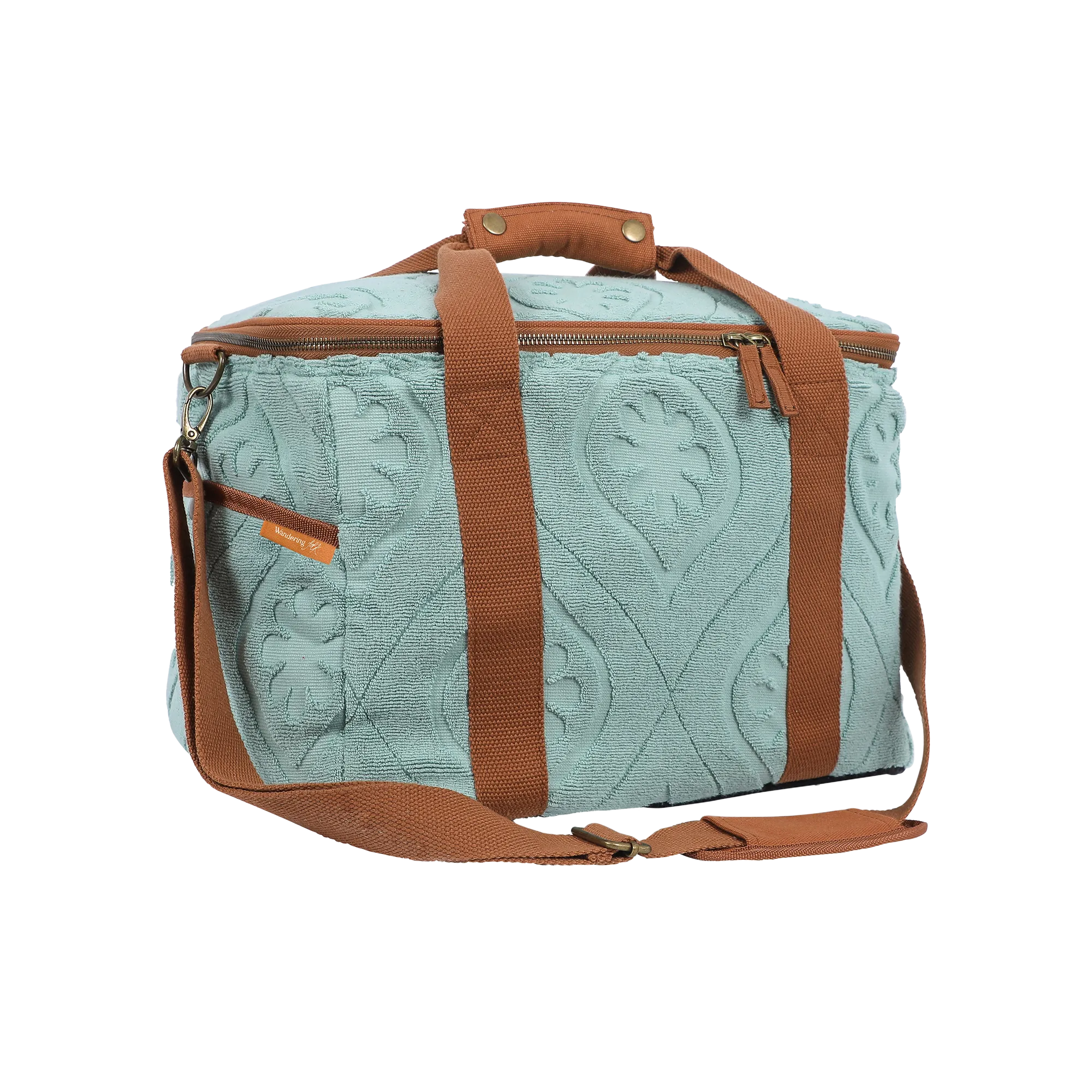 Wandering folk Daisy Cooler Bag Large - Peppermint