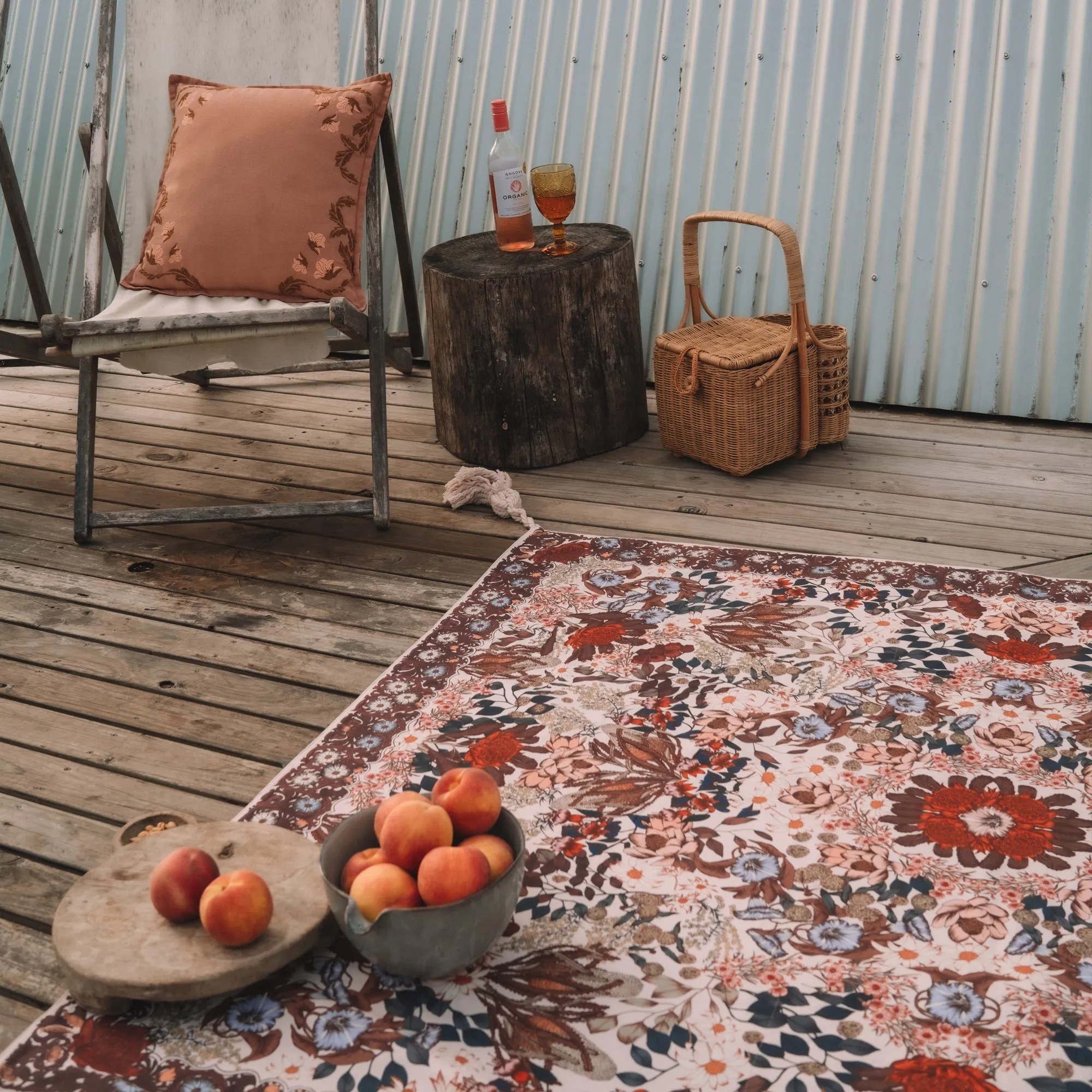 Wandering Folk Native Picnic Rug - Blossom