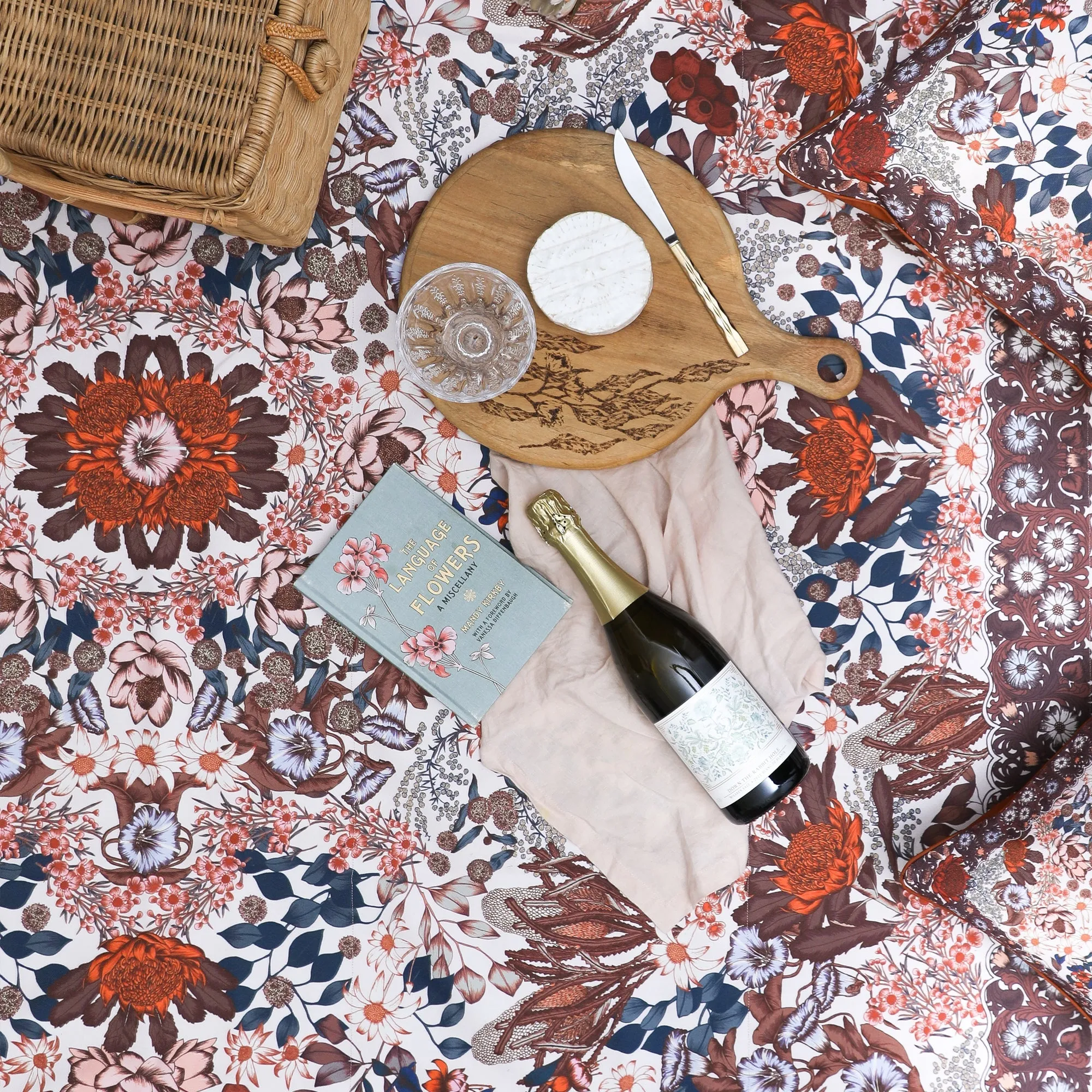 Wandering Folk Native Picnic Rug - Blossom