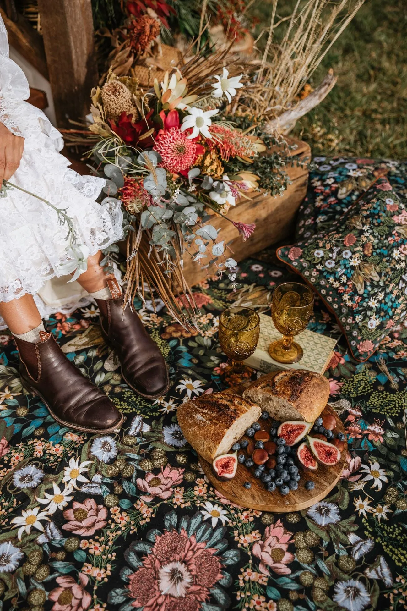 Wandering Folk - Native Wildflower Picnic Rug