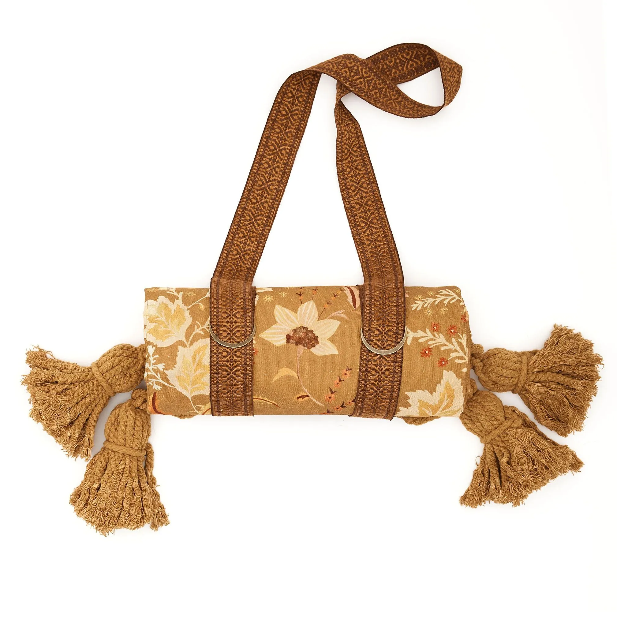 Wandering Folk Picnic Rug - Golden Folk