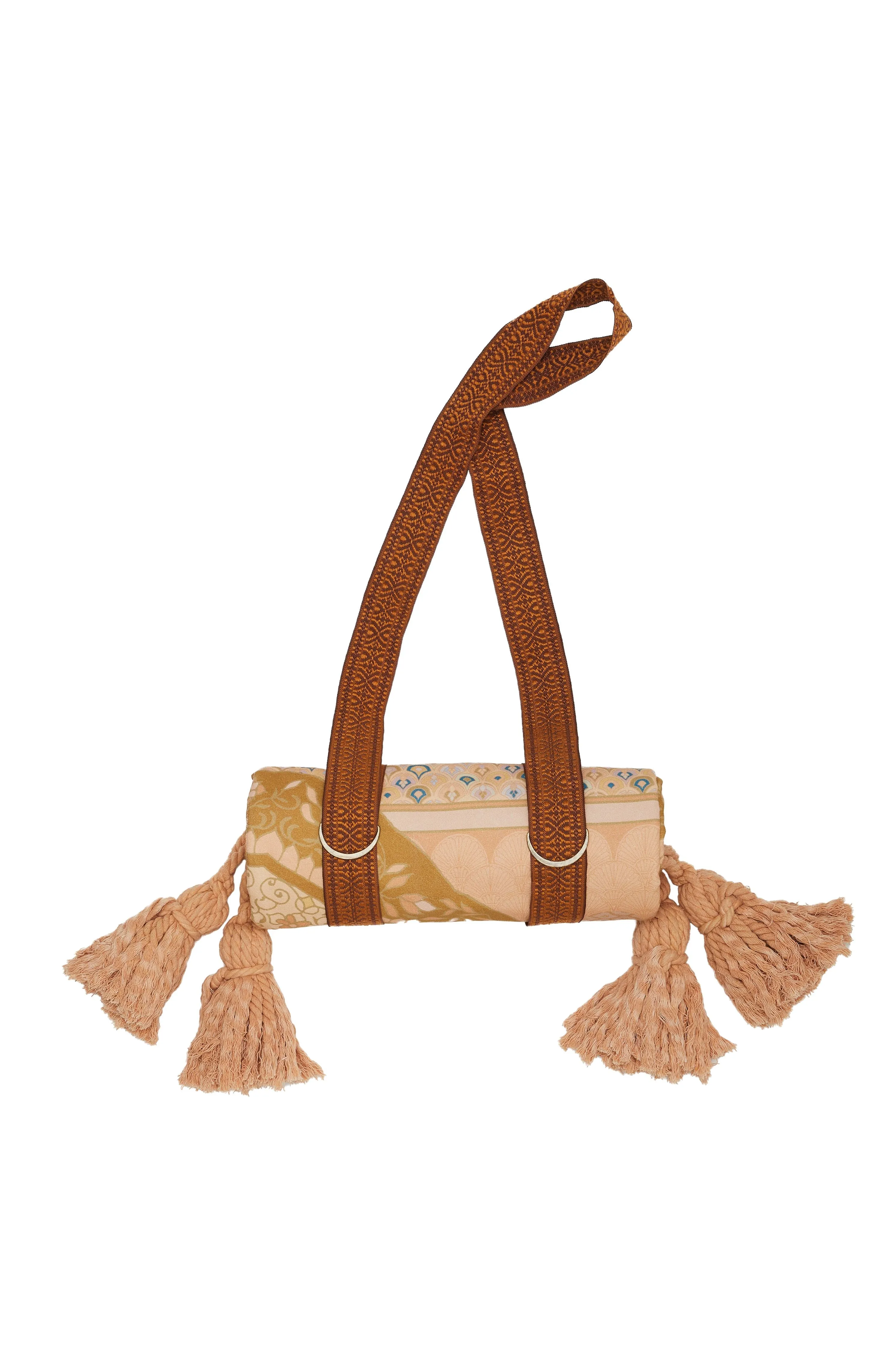 Wandering Folk Picnic Rug - Wild Peach