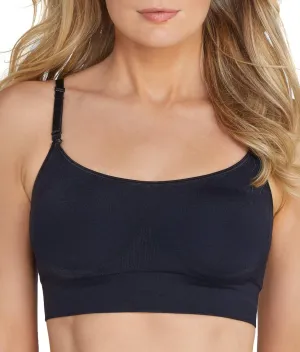 Warner's Women's Easy Does It Dig-Free Band with Seamless Stretch Wireless Lightly Lined Convertible Comfort Bra Rm0911a