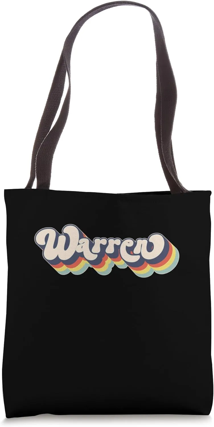 WARREN Family Name Personalized Surname WARREN Tote Bag