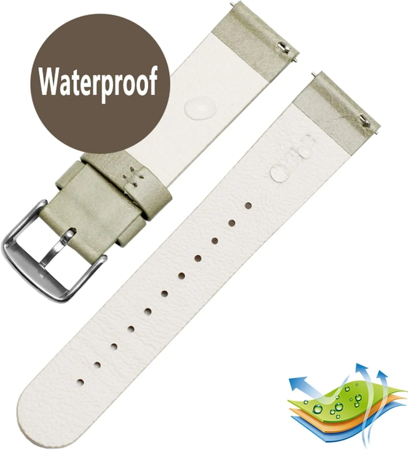 Watch Strap Rubber Strap Silicone Strap Universal Strap Buckle Strap Cowhide Strap Nylon Leather Silicone Strap Folding Buckle Strap Watch Strap Strap