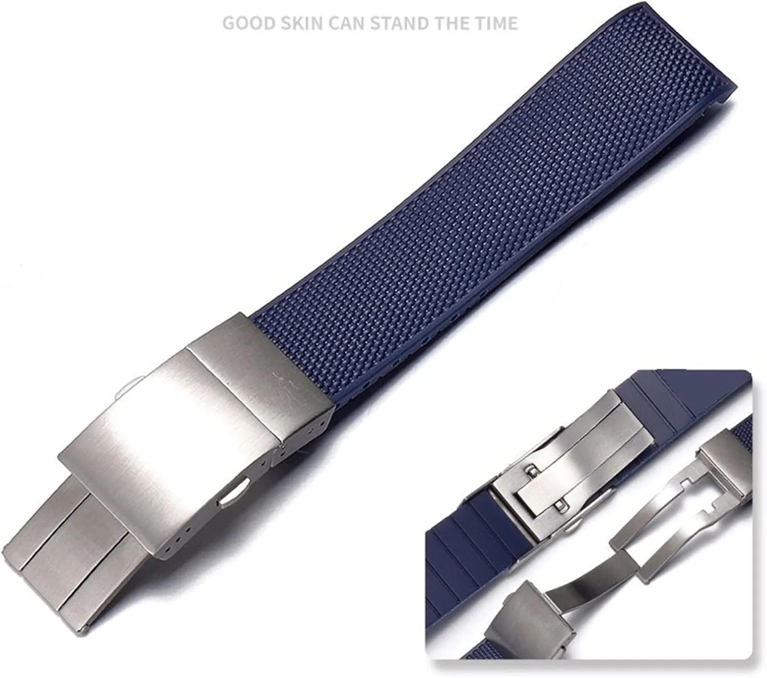 Watch Strap Rubber Strap Silicone Strap Universal Strap Buckle Strap Cowhide Strap Nylon Leather Silicone Strap Folding Buckle Strap Watch Strap Strap