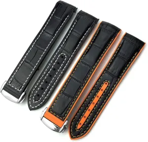 Watch Strap Rubber Strap Silicone Strap Universal Strap Buckle Strap Cowhide Strap Nylon Leather Silicone Strap Folding Buckle Strap Watch Strap Strap