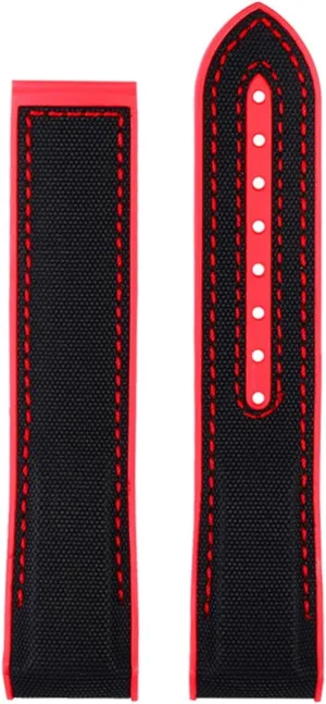Watch Strap Rubber Strap Silicone Strap Universal Strap Buckle Strap Cowhide Strap Nylon Leather Silicone Strap Folding Buckle Strap Watch Strap Strap