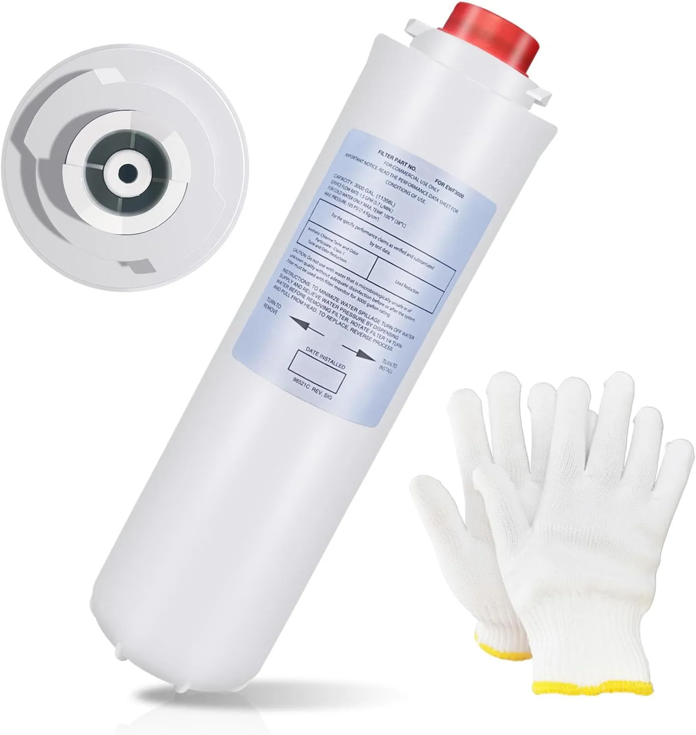 Water Filter Replacement for Elkay 51300-C, Filters Compatible with Elkay EZH2O Bottle Filling Stations (No Chip - 1 Pack)