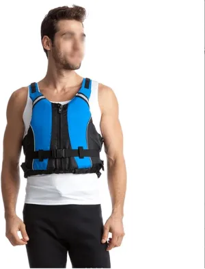 Water Kayaking Jacket for Adults, Life Jacket with Adjustable Safety Strap, Multifunction Kayak Life Jackets, for Men and Women Vest