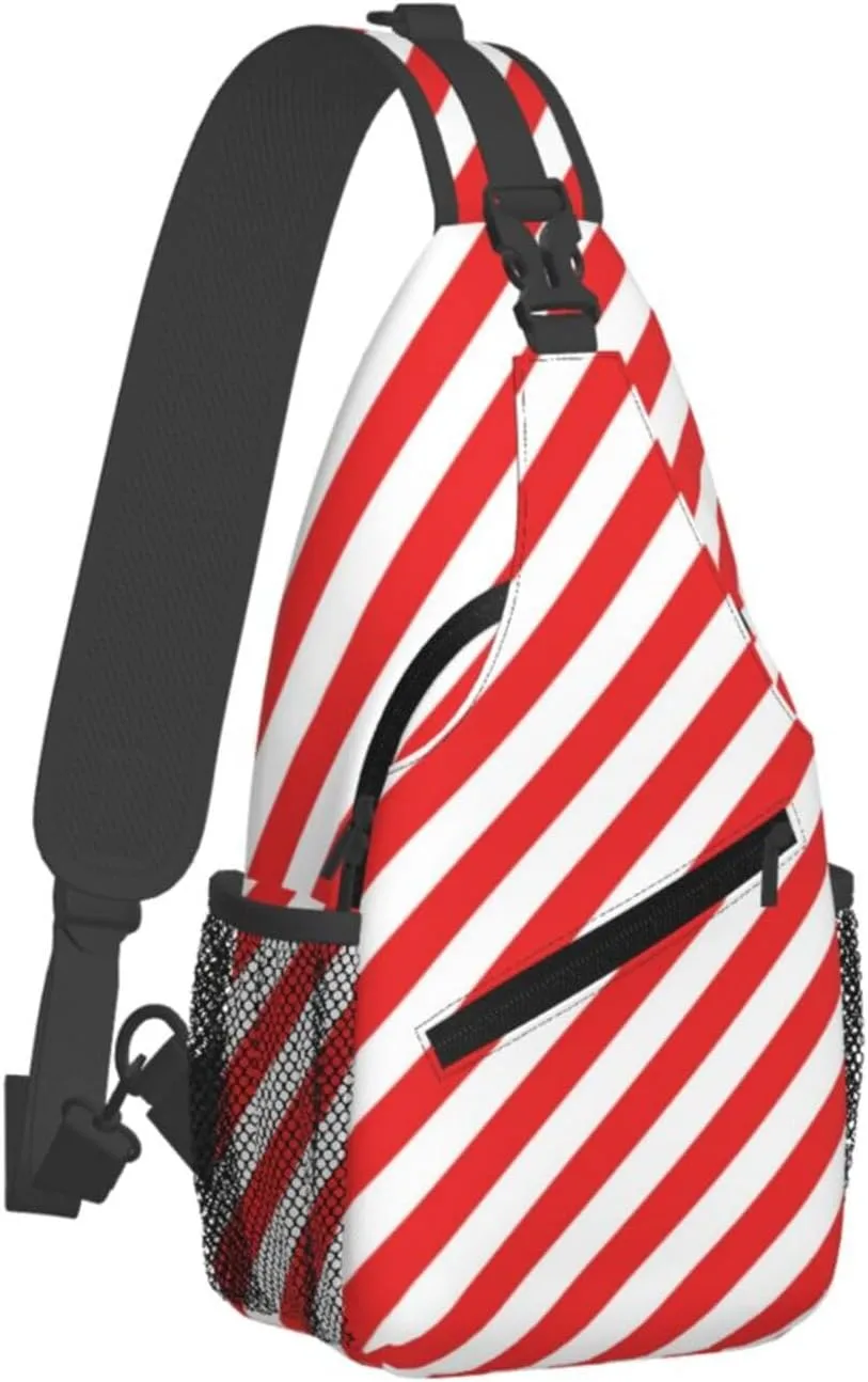 Watermelon Watermelon Skin Crossbody Bag Adjustable Sling Bag Casual Chest Bags Travel Shoulder Backpack