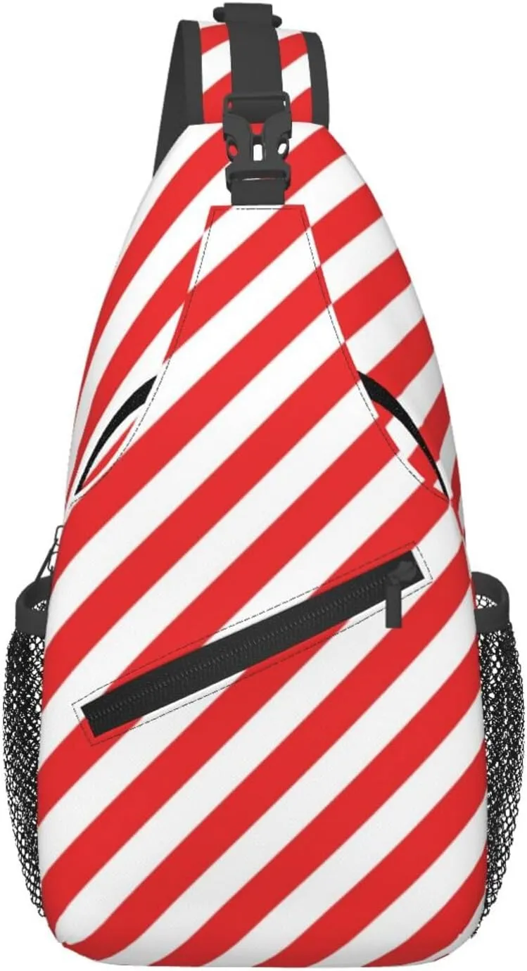 Watermelon Watermelon Skin Crossbody Bag Adjustable Sling Bag Casual Chest Bags Travel Shoulder Backpack