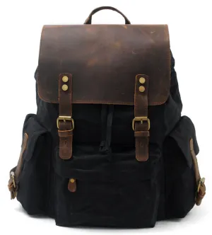 Waxed Canvas Backpack  | Mount Rainier