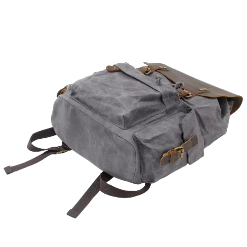 Waxed Canvas Backpack  | Mount Rainier