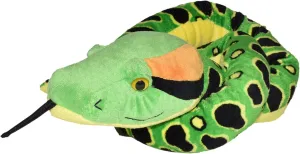 Wild Republic Anaconda Snake Stuffed Animal, Plush Toy, Reptile, 54", 89089
