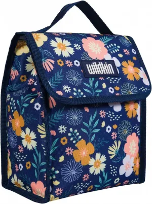 Wildkin Kids Insulated Lunch Bag – Reusable, Ideal for Hot/Cold Snacks, School & Travel - Wildflower Bloom