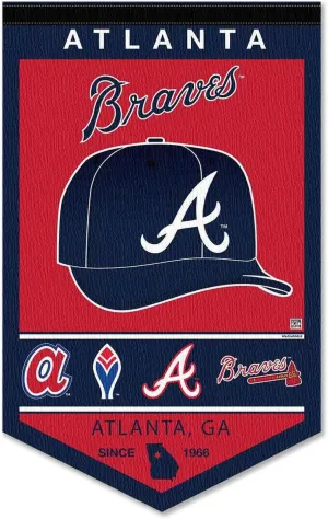 WinCraft Atlanta Braves Heritage History Banner Pennant