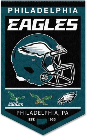 WinCraft Philadelphia Eagles Heritage History Banner Pennant