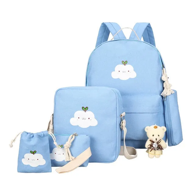 Women 4 Set Backpack