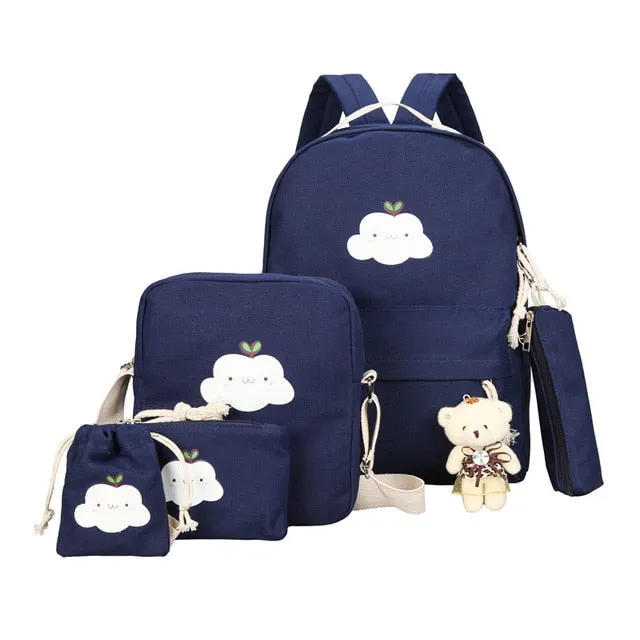 Women 4 Set Backpack