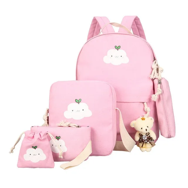 Women 4 Set Backpack