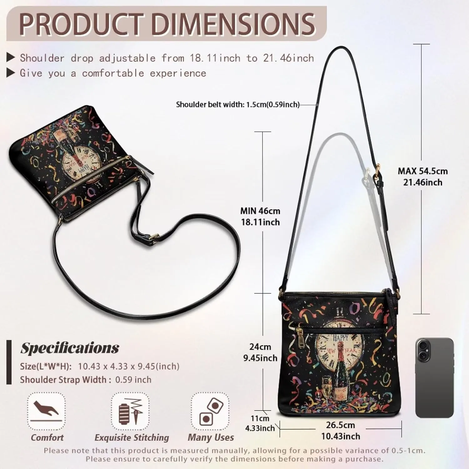 Women Hobo Bag Crossbody Leather Satchel Purse Shoulder Bag Handbag for Women Ladies with Shoulder Strap