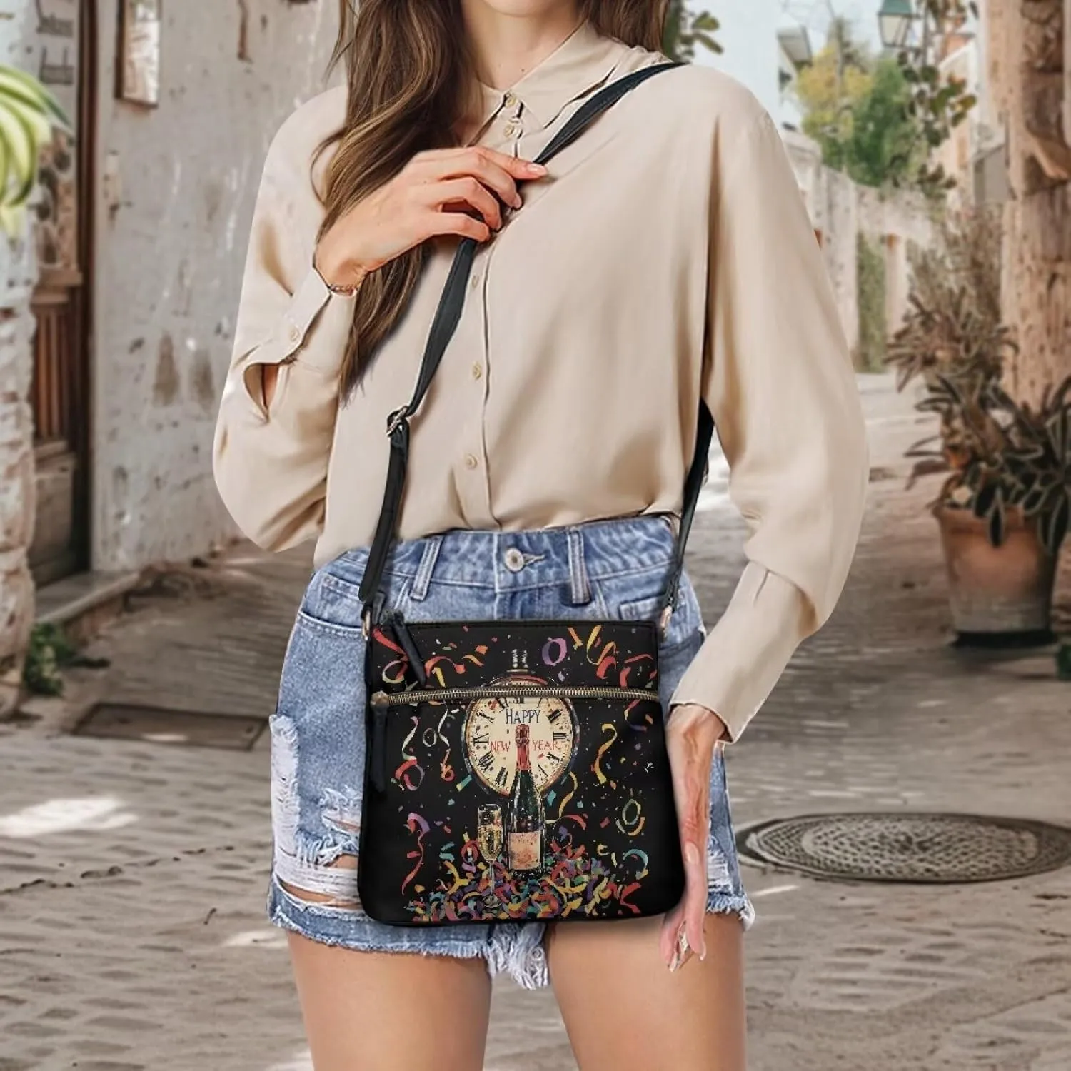 Women Hobo Bag Crossbody Leather Satchel Purse Shoulder Bag Handbag for Women Ladies with Shoulder Strap