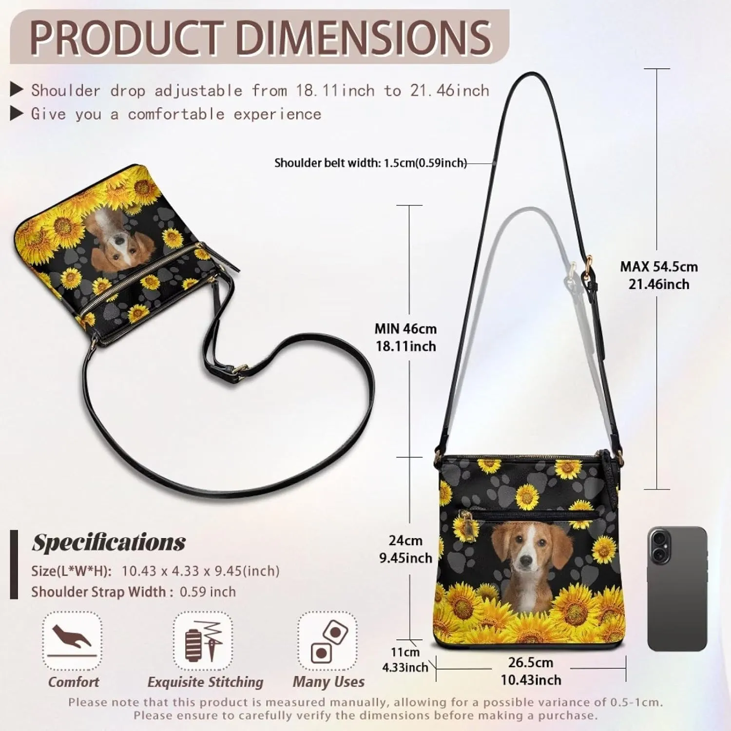Women Leather Crossbody Hobo Bag Satchel Purse Cross Body Purse Handbag with Adjustable Shoulder Strap
