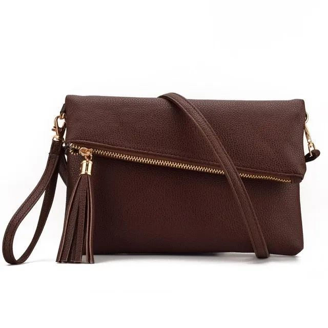 Women Leather Messenger Sling Bag