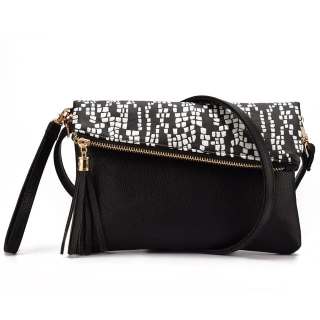 Women Leather Messenger Sling Bag