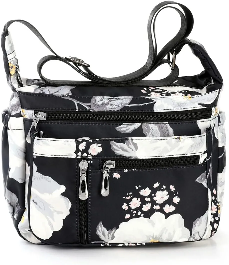 Women Shoulder Handbag Multi Pocket Bag Ladies Crossbody Purse Messenger Bag Top Tote Satchel