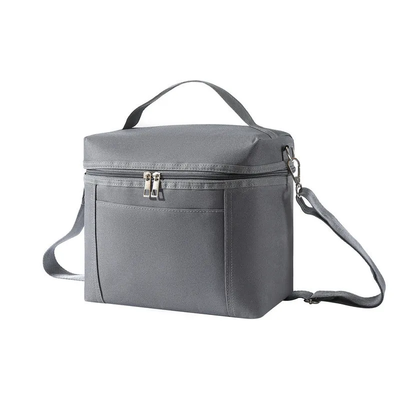 Women's lunch bag. Light, insulated, leak - proof, waterproof. Adjustable strap, reusable, for work, picnic, travel.