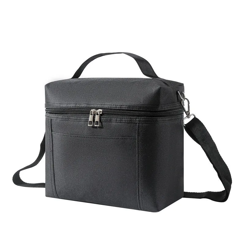 Women's lunch bag. Light, insulated, leak - proof, waterproof. Adjustable strap, reusable, for work, picnic, travel.