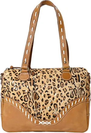 Women's Tote Bag Vintage Cowhide Hairon Leather Handbags for Women Hobo bags, Tote Shoulder Bag with Zipper
