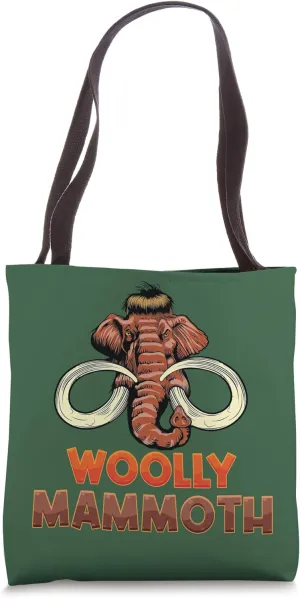 Woolly Mammoth Extinct elephant Prehistoric Animal Mammoth Tote Bag