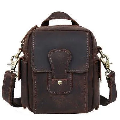 Woosir Leather Messenger Shoulder Bag Men