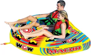 WOW Sports Macho Combo Towable Tubes for Boating, Accessories for Tubing, Water Tube for Boats