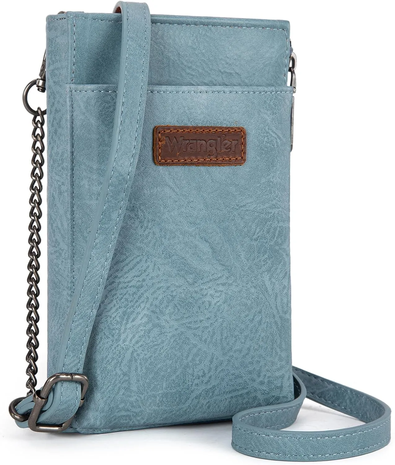 Wrangler Small Crossbody Purse for Women RFID Blocking Over Shoulder Cellphone Wallet with Credit Card Slots