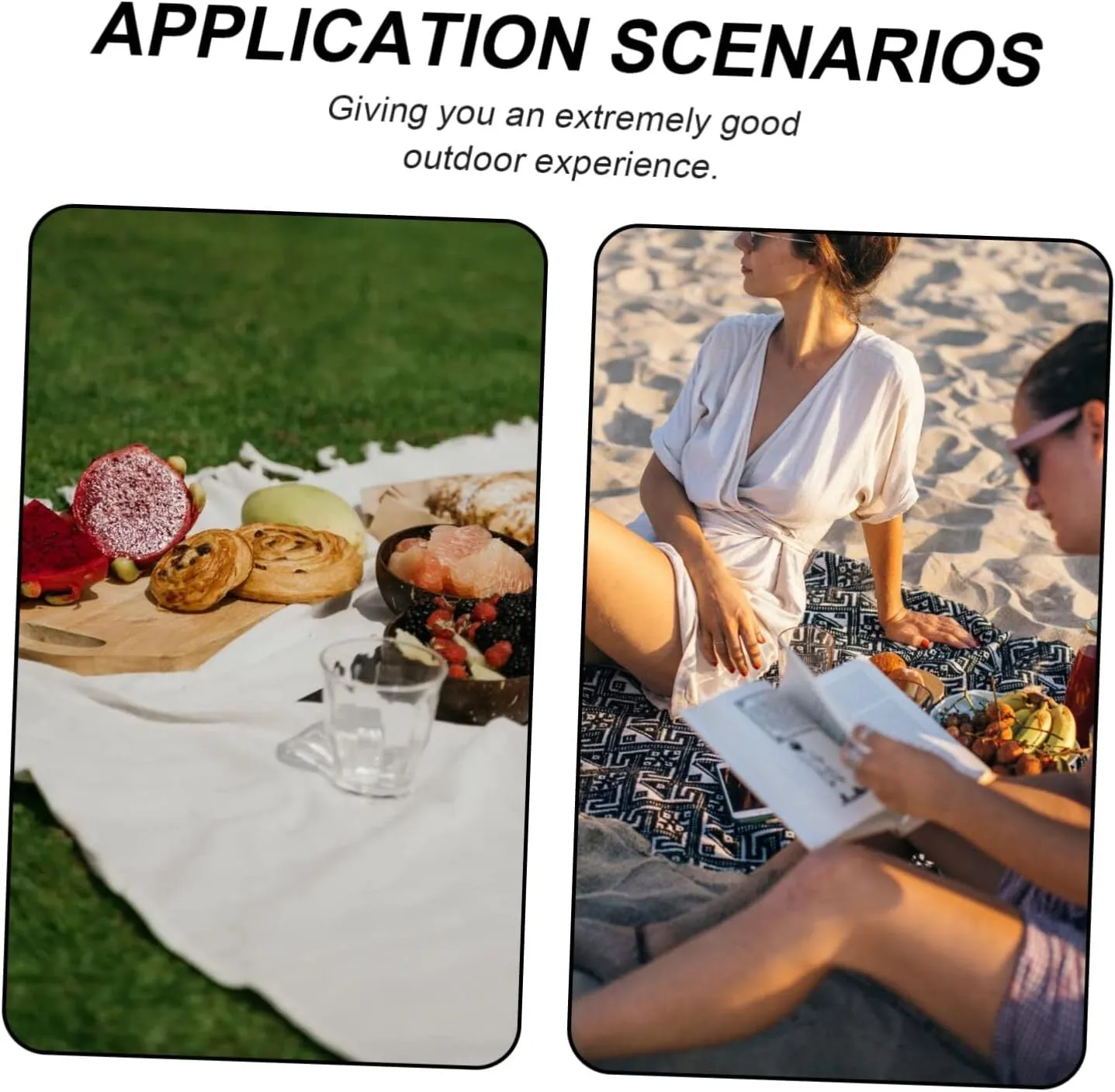 x Large Easy returns Picnic Premium 3m Outdoor Cashmere Mat Rug 3m Positive feedback Waterproof Blanket