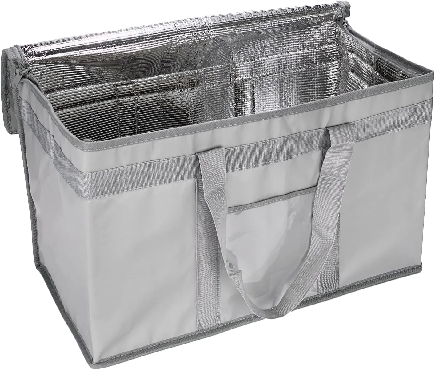Yalin XXXL Large Insulated Cooler Bag, Styrofoam Cooler of Keep Food Hot or Cold, Reusable Double Zipper Food Delivery Bag for Grocery Shopping, 23" W x 15" H x 14" D