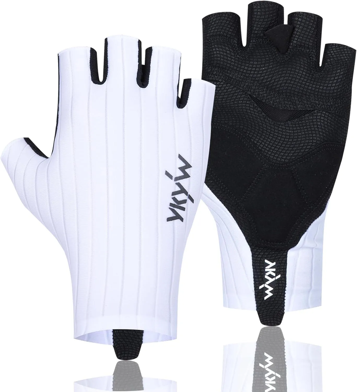 YKYWBIKE Cycling Gloves-Breathable Bike Gloves,Half Finger Padded Sport Gloves,Anti-Slip Biking Gloves,Shock-Absorbing MTB Bicycle Gloves for Men Women