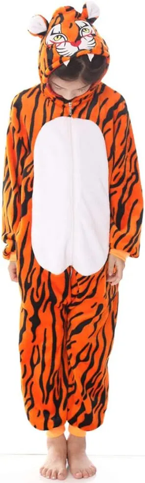 yolsun Kids Animal Halloween Costume, Deluxe Kids Onesie Dress up for Boys&Girls