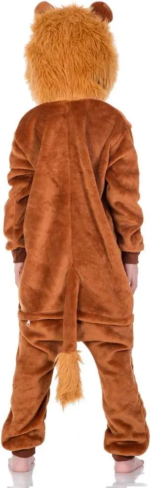 yolsun Kids Animal Halloween Costume, Deluxe Kids Onesie Dress up for Boys&Girls