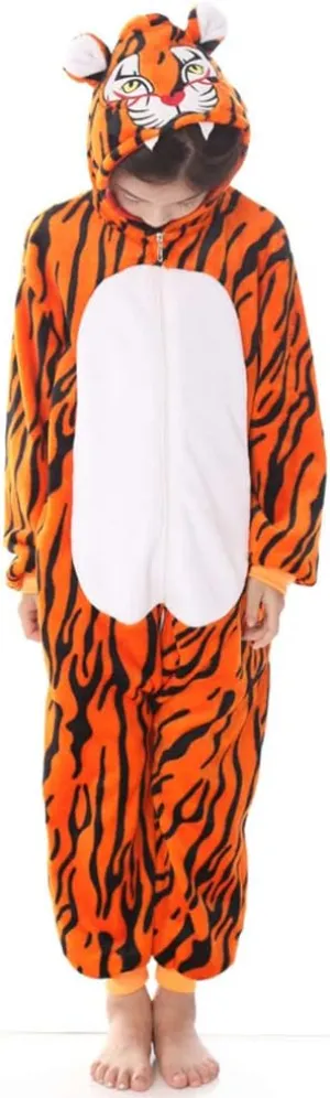 yolsun Kids Animal Halloween Costume, Deluxe Kids Onesie Dress up for Boys&Girls