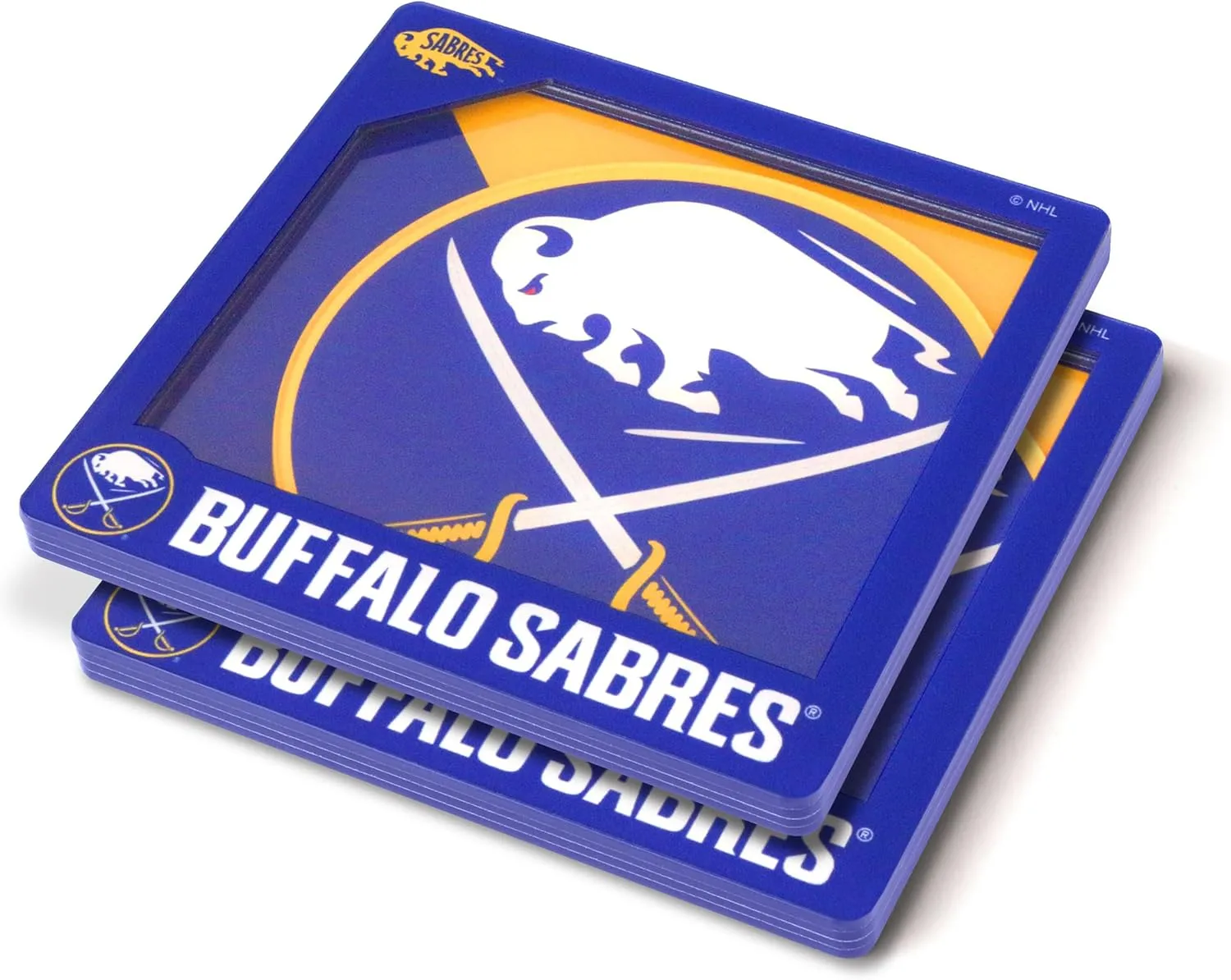 YouTheFan NHL 3D logo Series Coasters